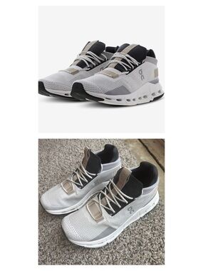 On Running Cloudnova Running Shoes (Womens) Size 8 - White Sand